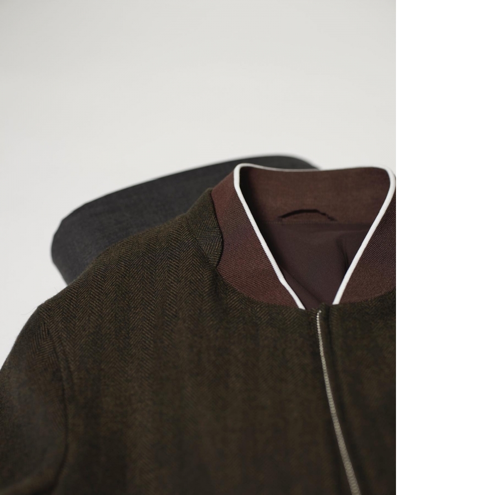 Zegna 純羊絨拉鏈夾克 體驗頂級的奢華質感