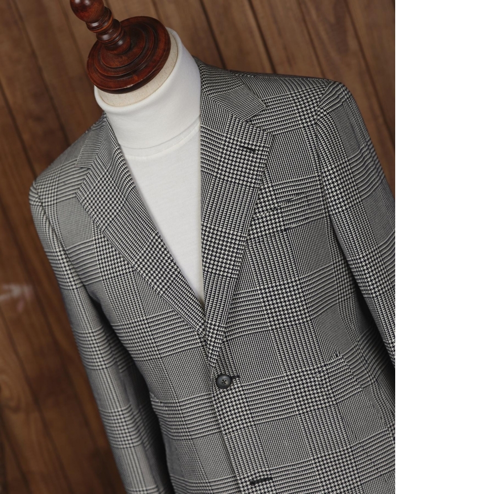 經典黑灰白 Zegna 威爾斯王子格大衣的雋永魅力