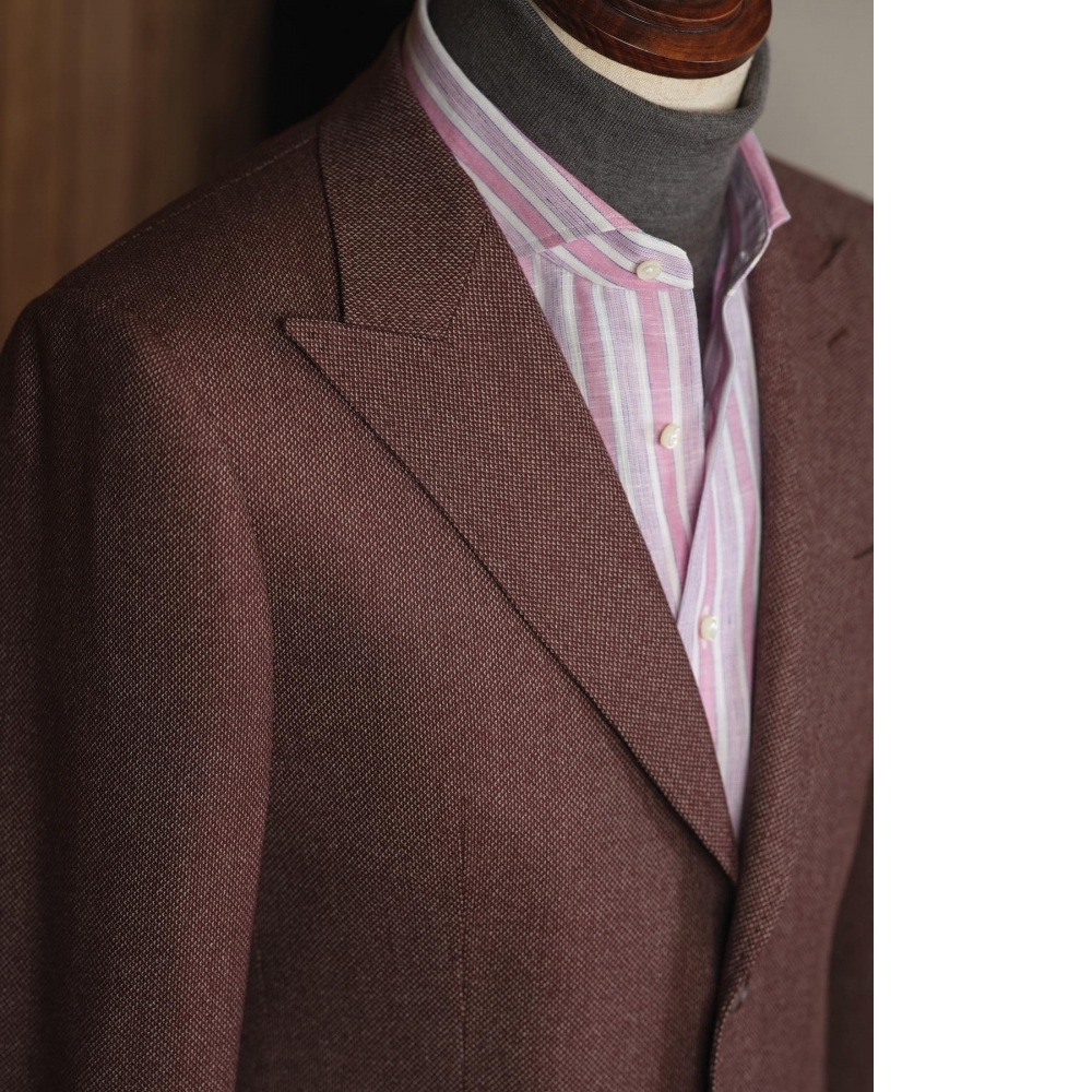190s 的極致奢華:Zegna 14milmil 紅白鳥眼休閒西裝,無可比擬的頂級手感
