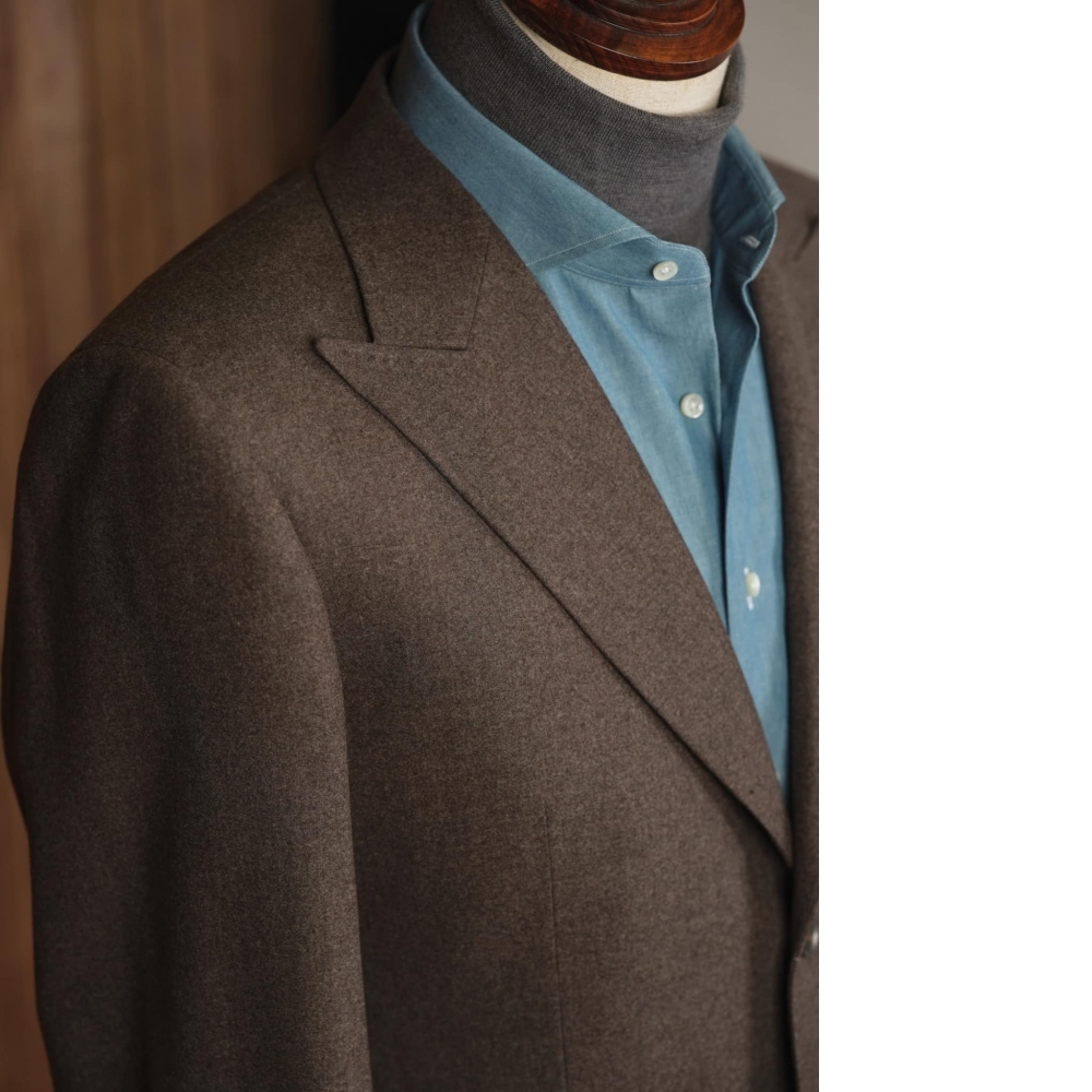 穿上身的「零重力」:Zegna 14milmil (S190s) 棕色西裝