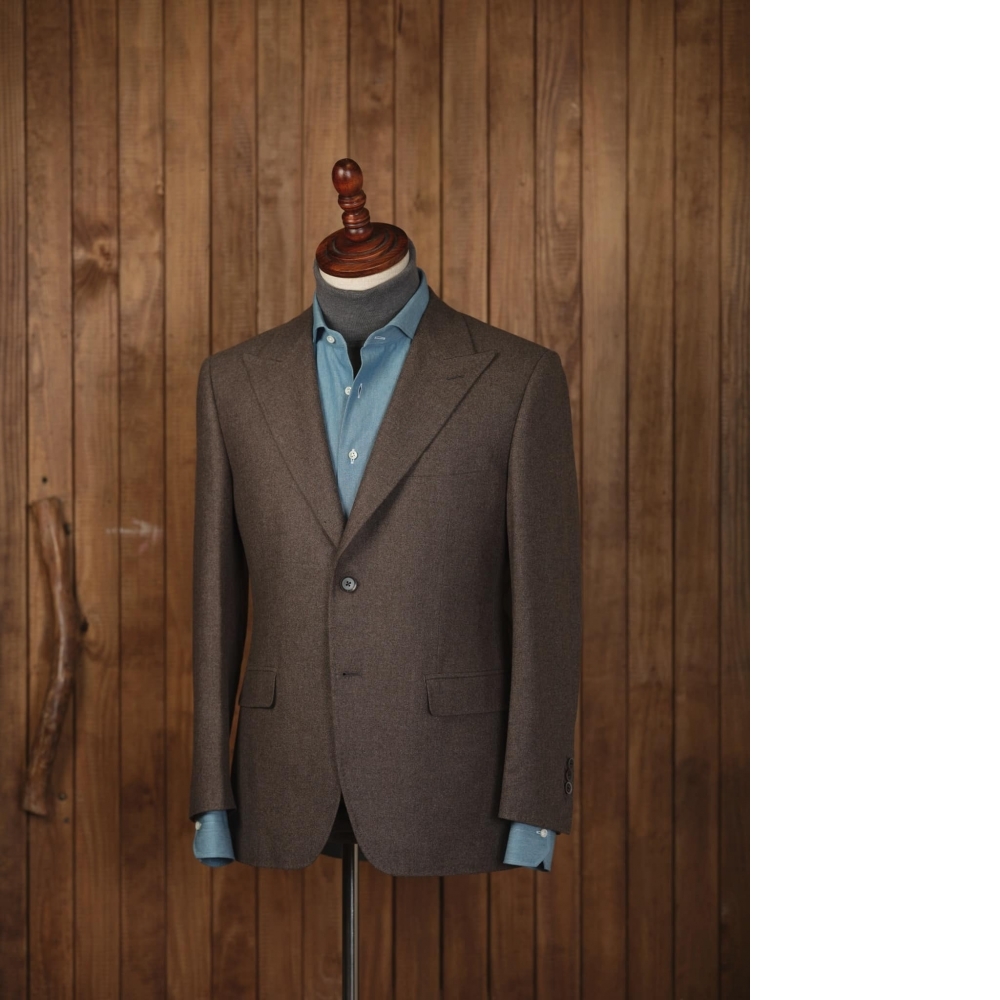 穿上身的「零重力」:Zegna 14milmil (S190s) 棕色西裝