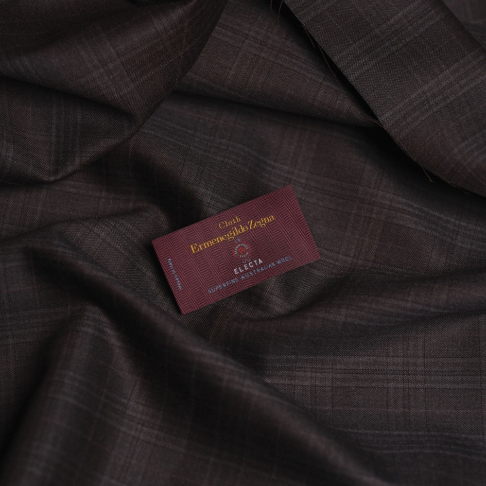 鑑賞家的標誌:Zegna 咖啡色格紋西裝的獨特魅力