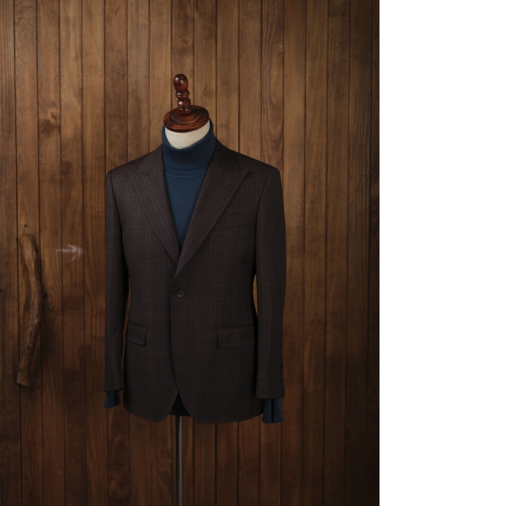 鑑賞家的標誌:Zegna 咖啡色格紋西裝的獨特魅力
