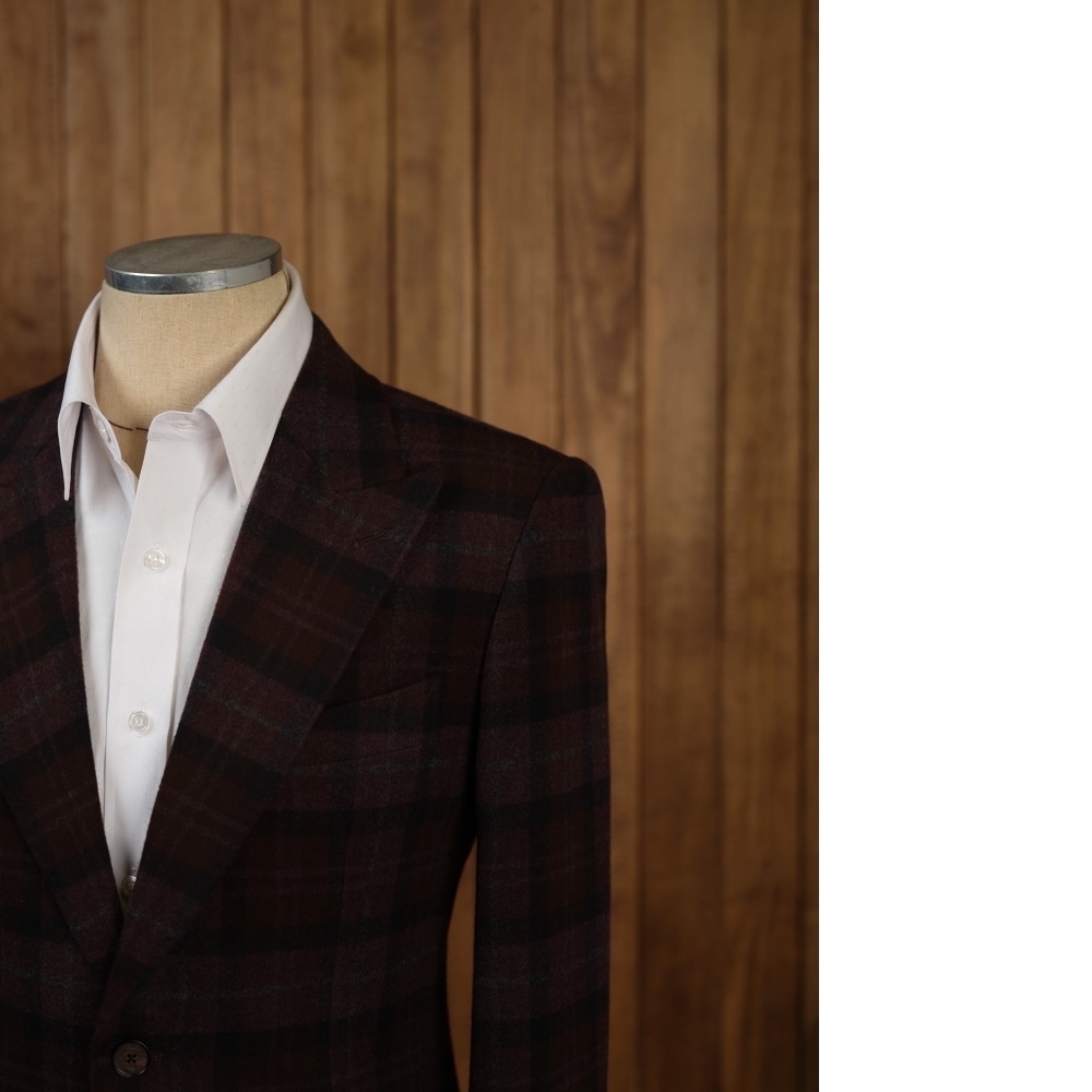 Zegna 的秋冬深層色調：演繹紅、黑、白格紋組合的法蘭絨休閒西裝