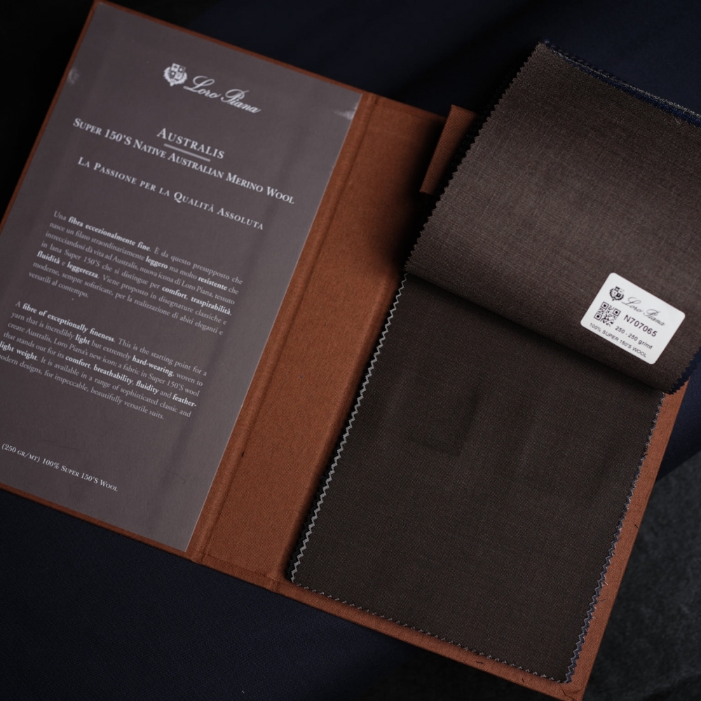 頂級S150s的品味：Loro Piana AUSTRALIS 咖啡色西裝的質感