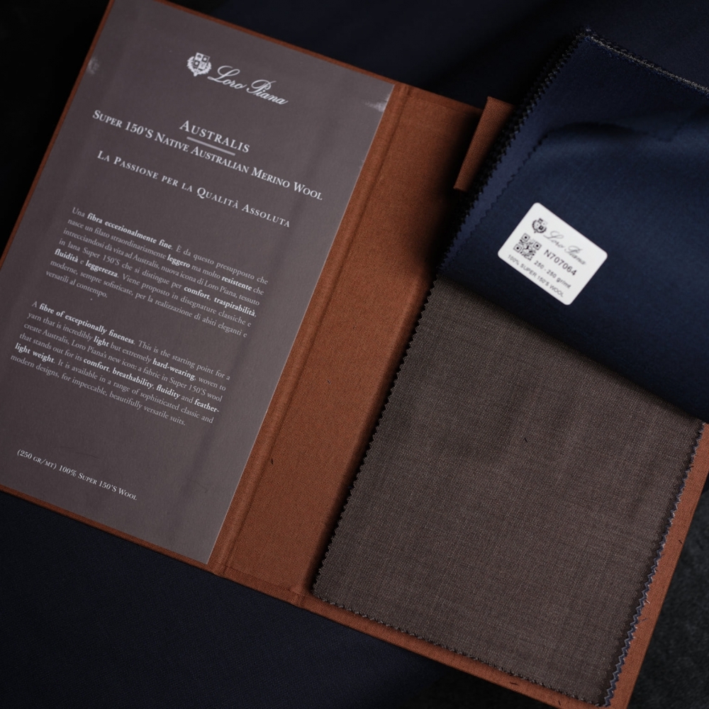 150s 的品味鑑賞:Loro Piana AUSTRALIS 棕色西裝的質感