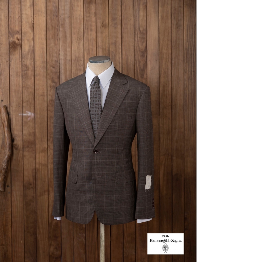 英倫基石 vs. 義式品味:H&S 藍色西裝與 Zegna 咖啡格紋