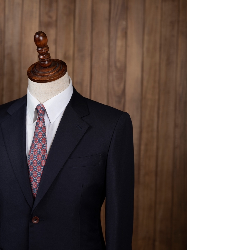 Scabal 150s 深藍色西裝訂製/ Scabal 140s 皇家藍格紋西裝訂製