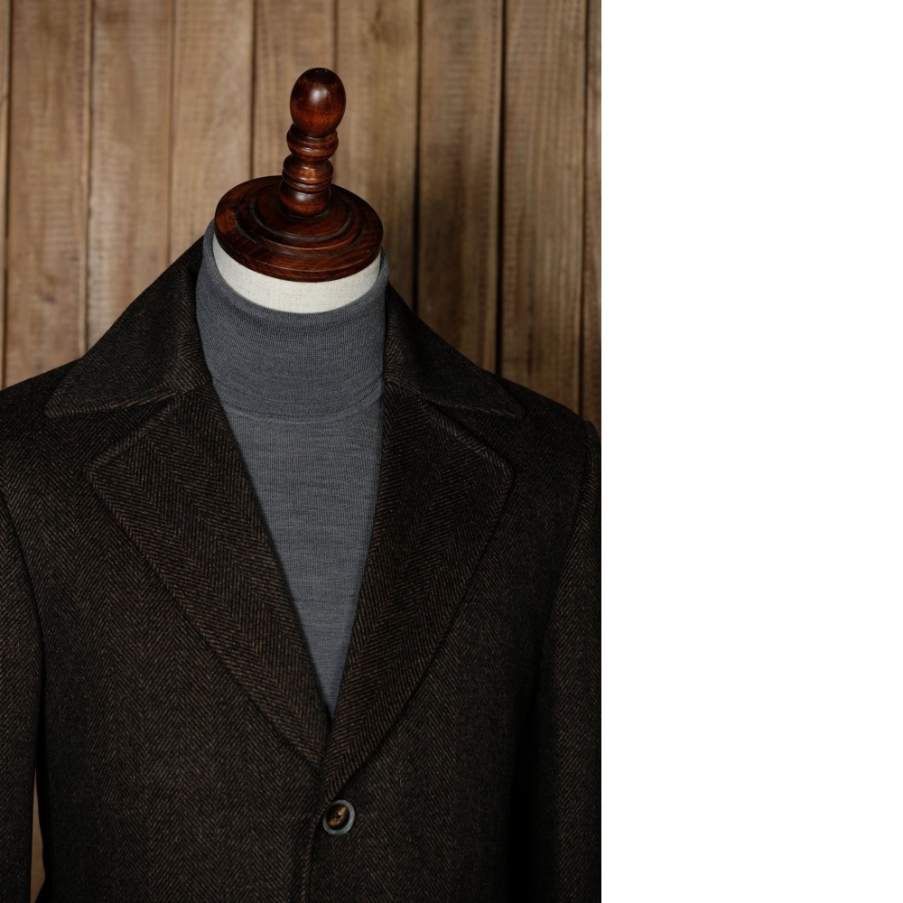 Zegna 純羊絨大衣 頂級質感與完美線條的展現