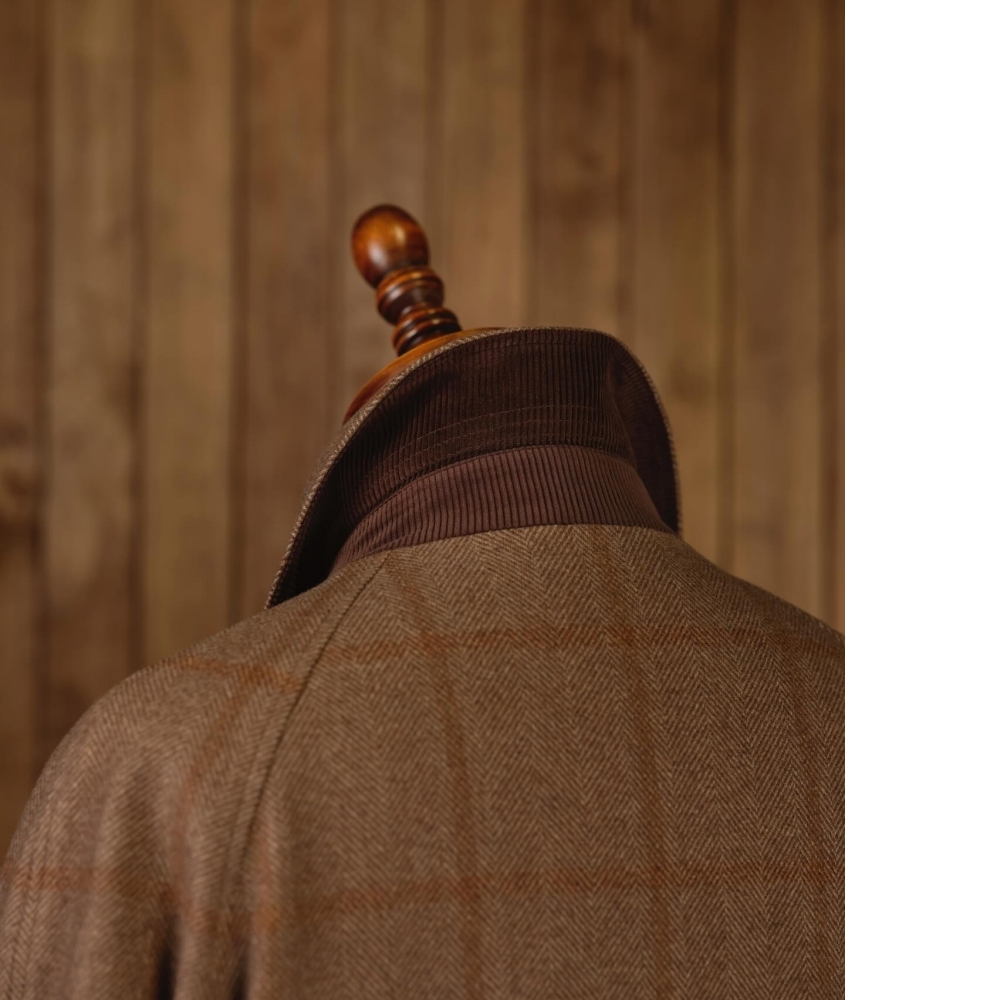 Zegna 頂級羊絨 棕色堡壘夾克的知性與奢華