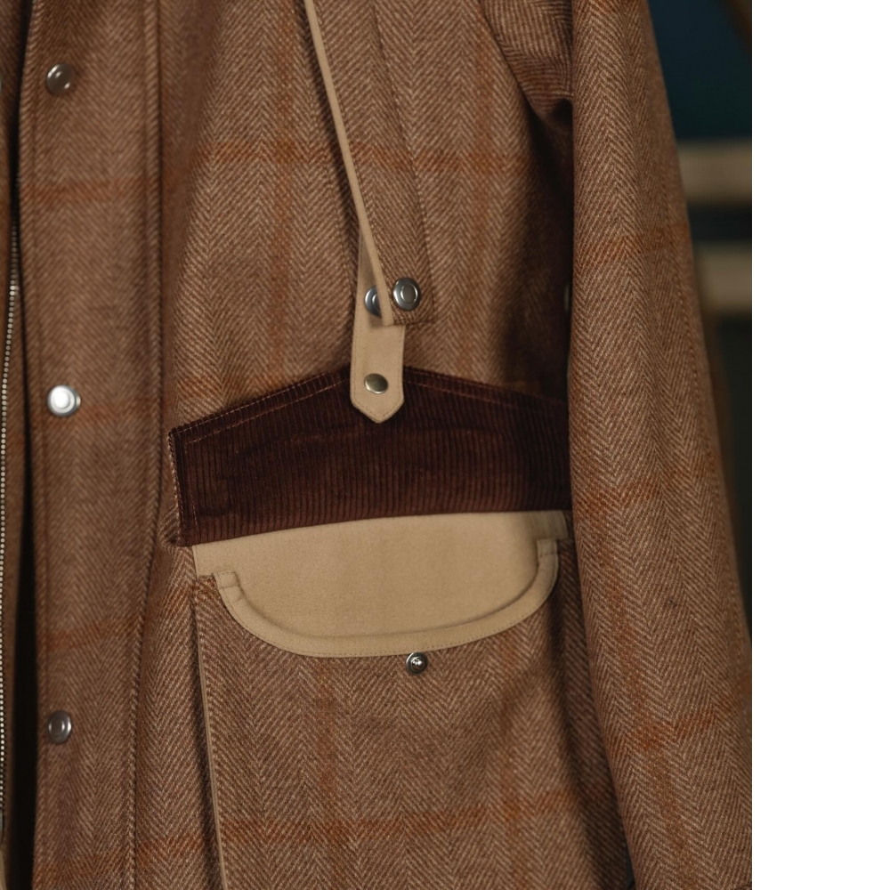 Zegna 頂級羊絨 棕色堡壘夾克的知性與奢華
