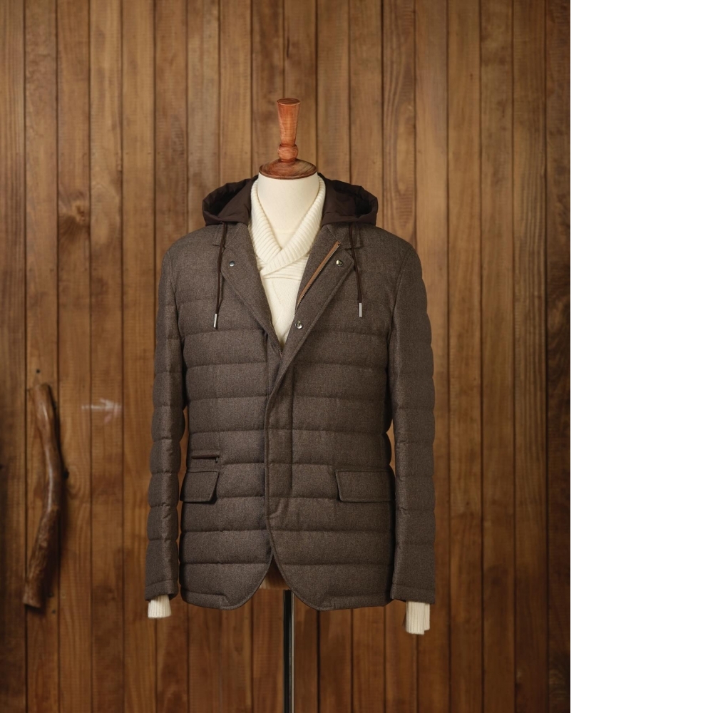 Zegna 14milmil 190s 法蘭絨 終極羽絨西裝外套