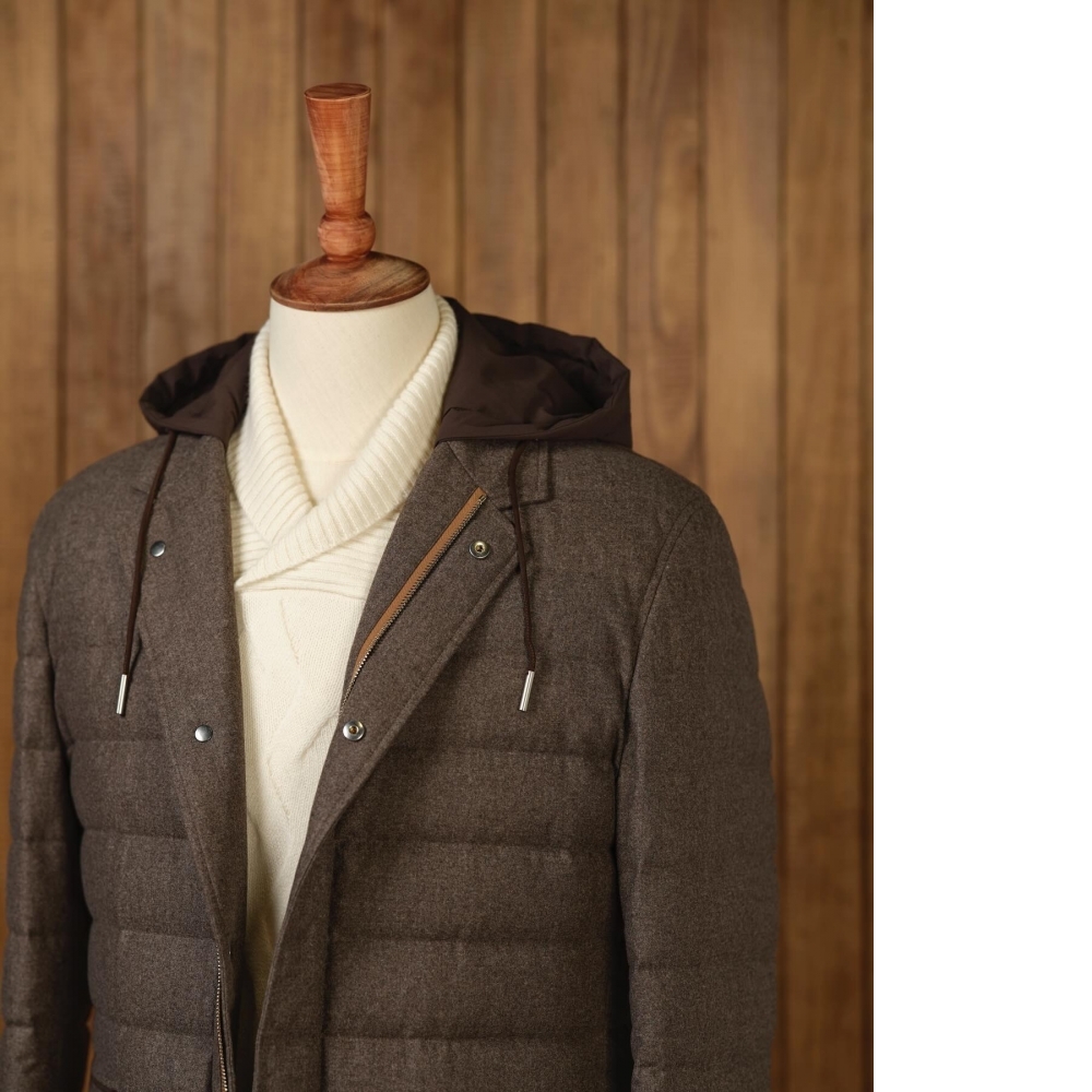 Zegna 14milmil 190s 法蘭絨 終極羽絨西裝外套