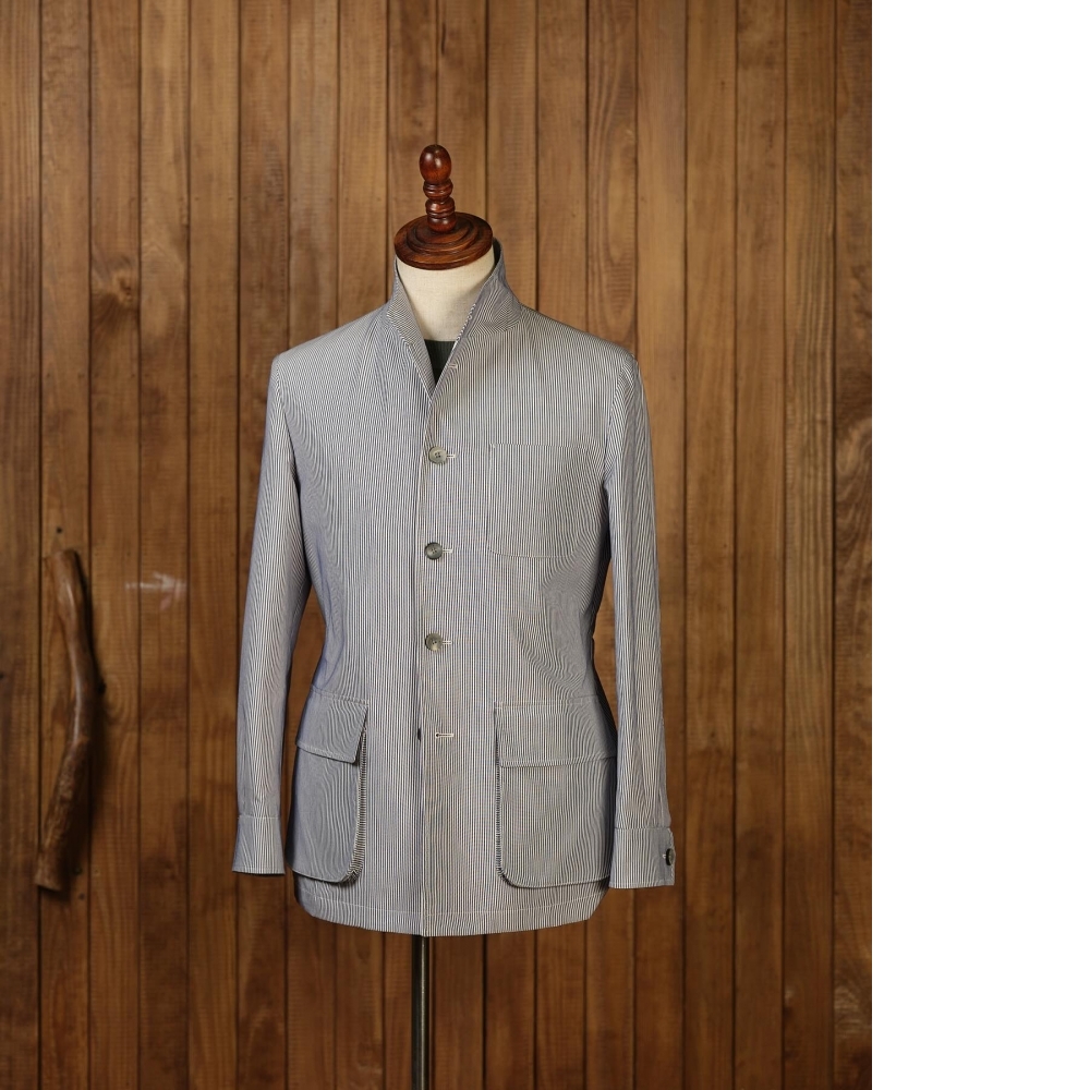 Zegna 泡泡紗 Sahariana 西班牙夾克的夏日進化