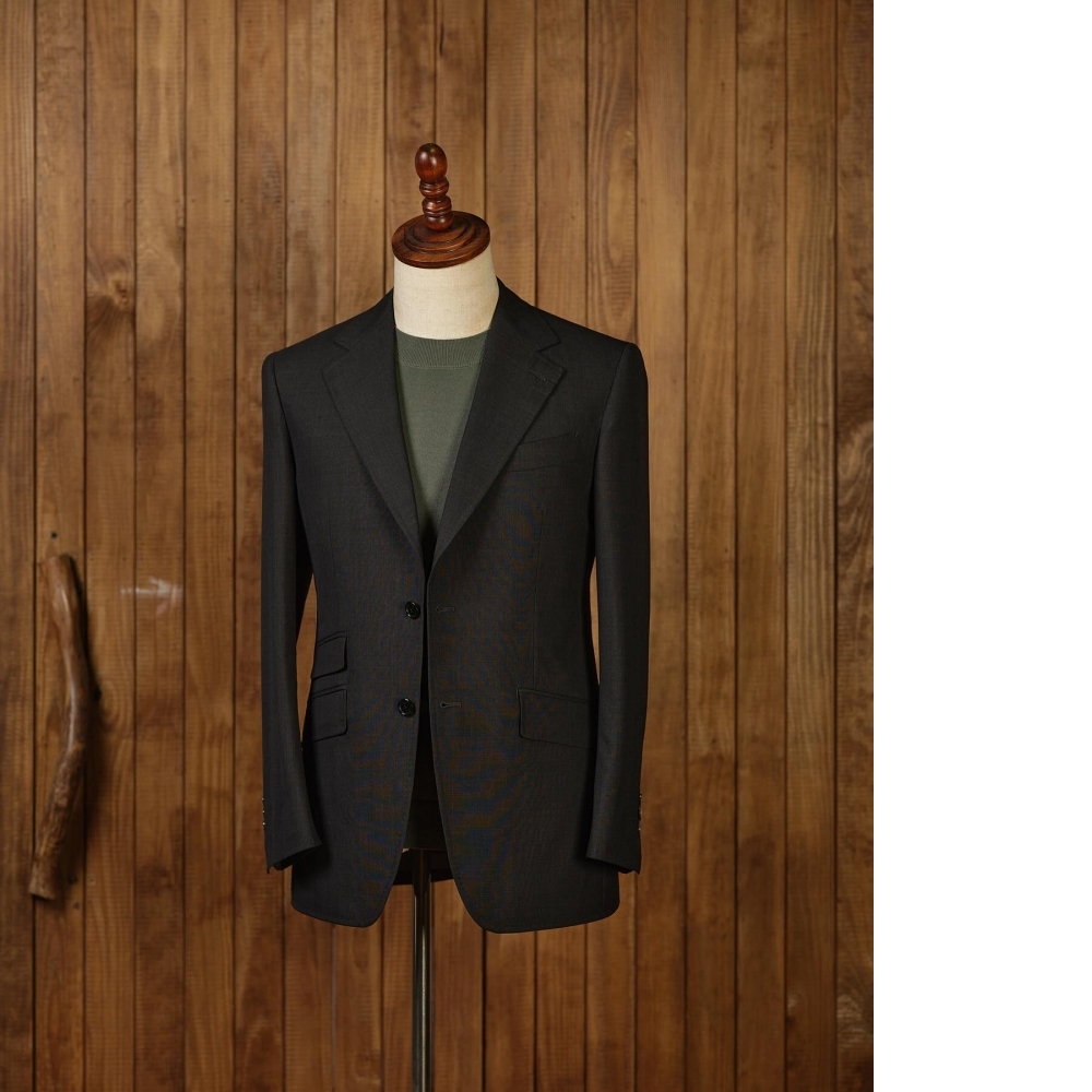 Scabal 炭灰色西裝訂製
