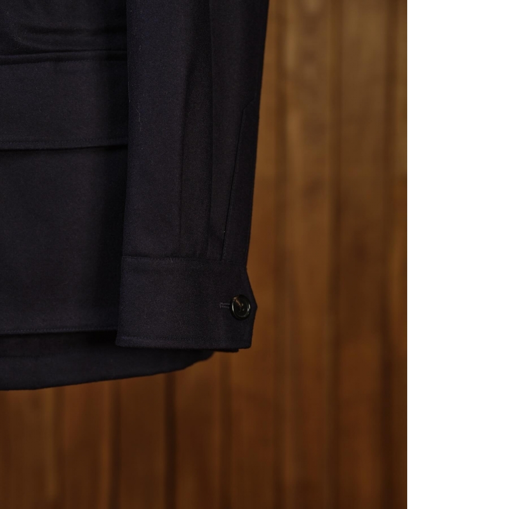 Zegna 藍色法蘭絨西班牙夾克 頂級的秋冬Sartorial之選