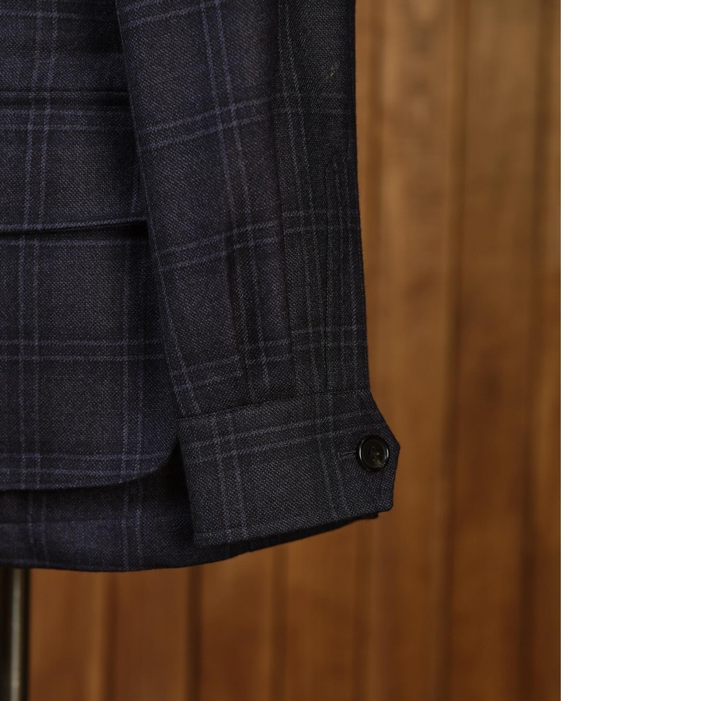 Scabal 藍色法蘭絨西班牙夾克 頂級的秋冬Sartorial之選