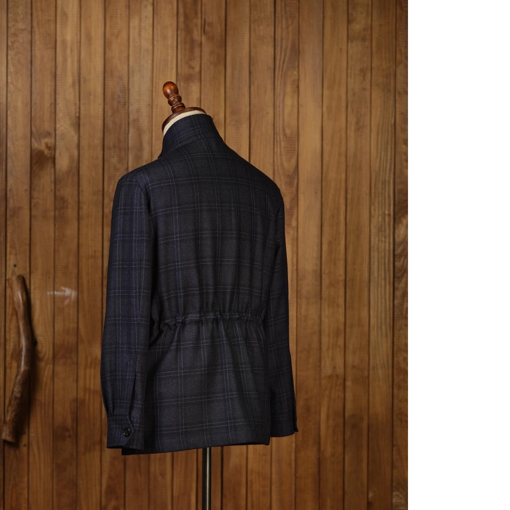 Scabal 藍色法蘭絨西班牙夾克 頂級的秋冬Sartorial之選