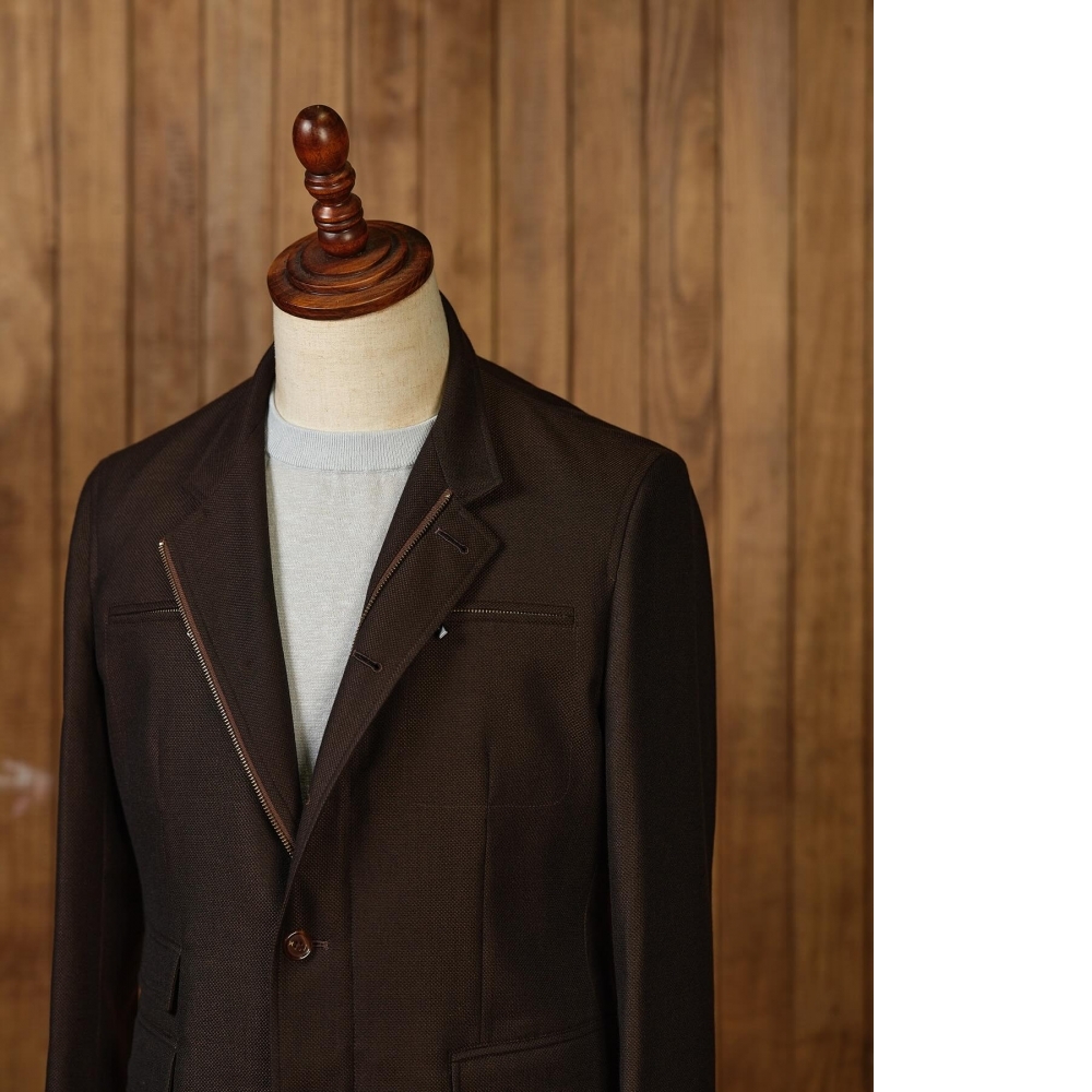 Zegna 咖啡色羊