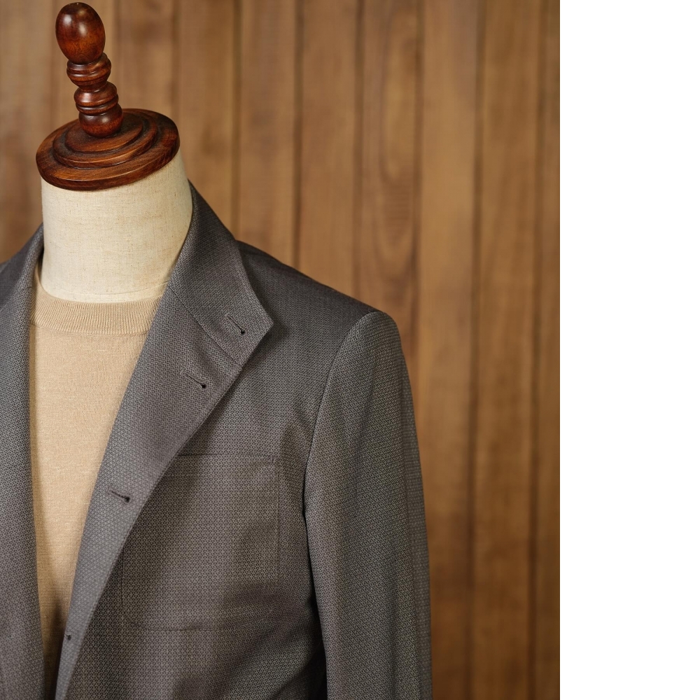 Scabal 灰色鑽石粉 西班牙夾克的奢華升級