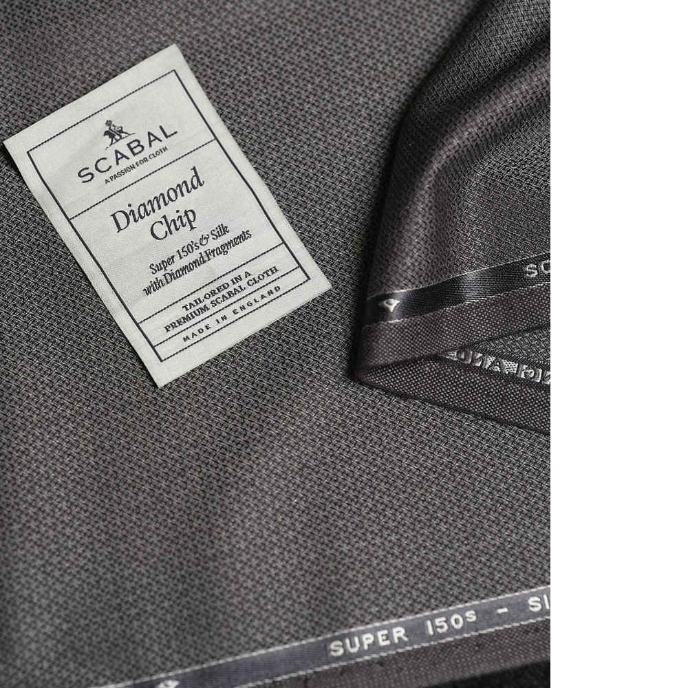 Scabal 灰色鑽石粉 西班牙夾克的奢華升級