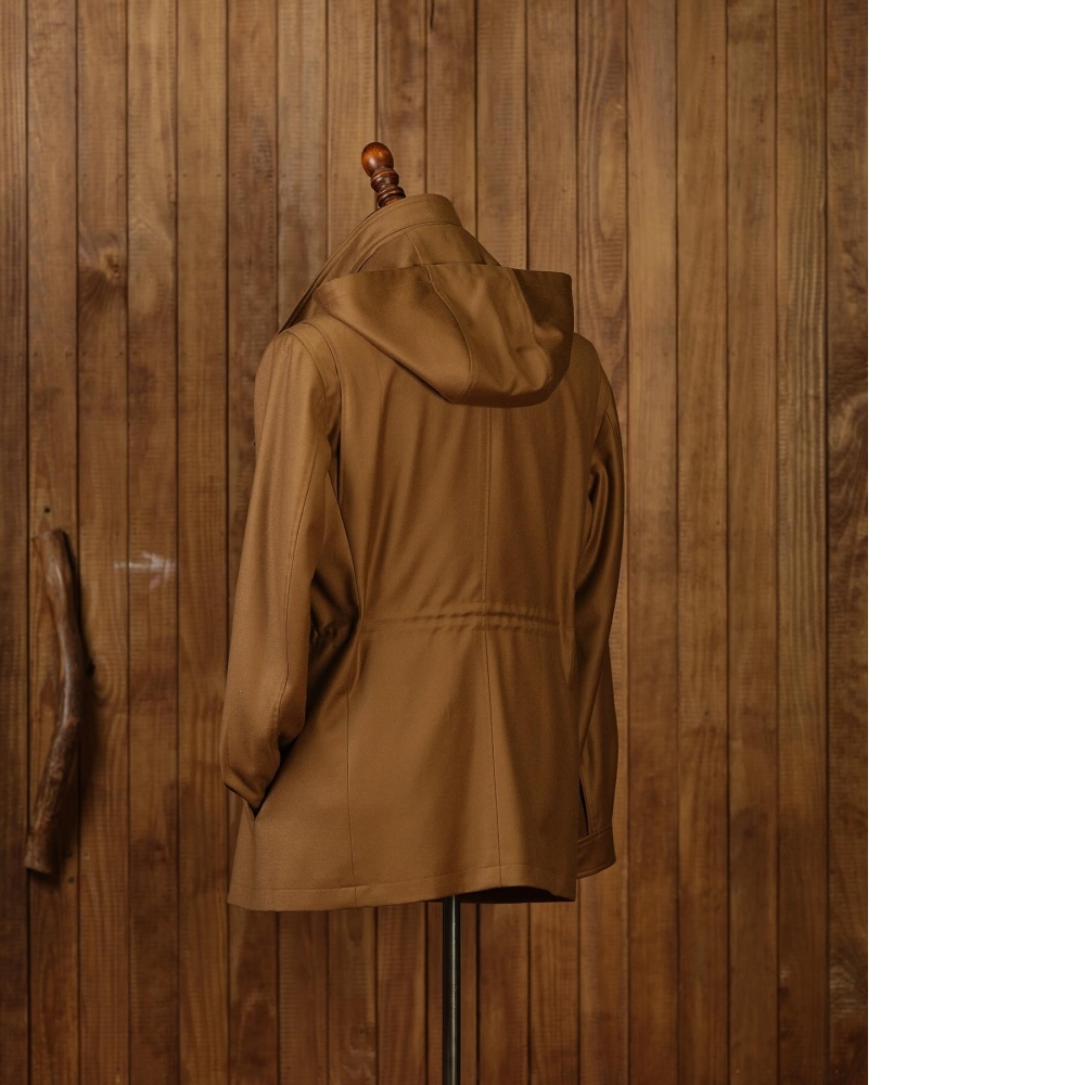 Loro Piana 駝色法蘭絨旅行夾克 經典的進化