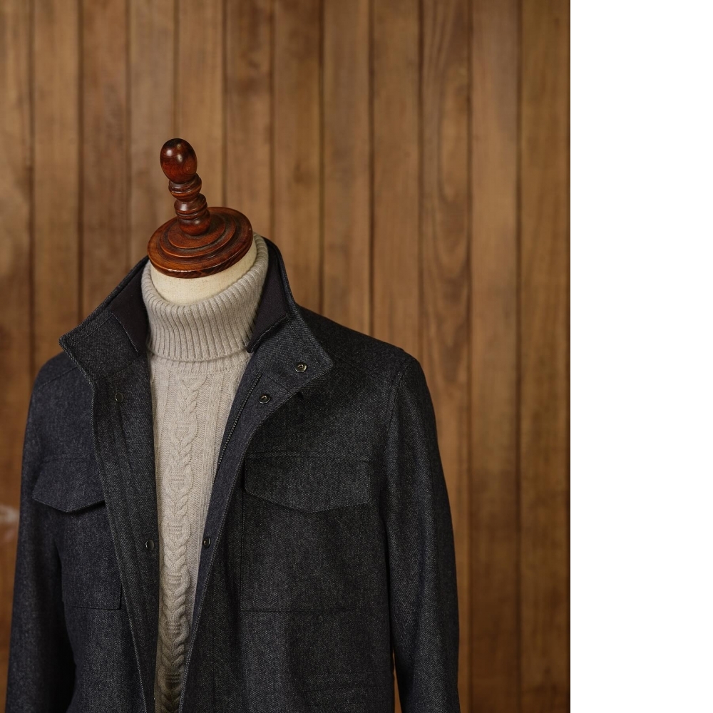 Loro Piana 羊毛丹寧旅行夾克 頂級的奢華休閒