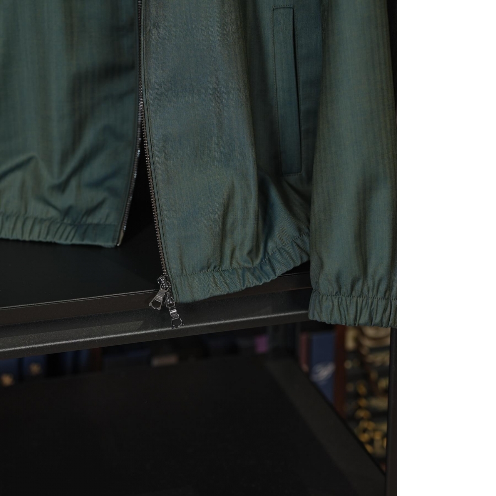 Loro Piana Bomber 夾克 輕薄無內裡的單層舒適