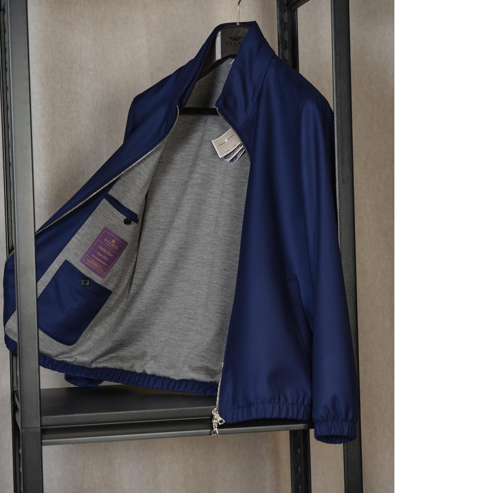 Scabal Noble Star 200s 羊毛 頂級Bomber夾克