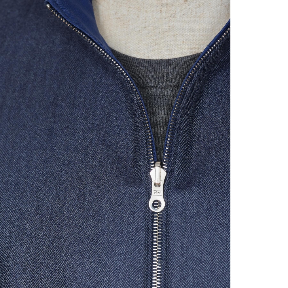 Loro Piana 羊絨 Scabal 羊毛 雙面Bomber夾克