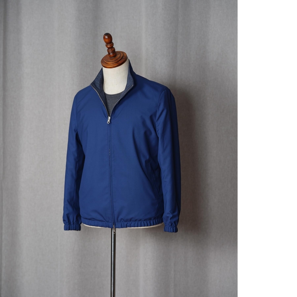 Loro Piana 羊絨 Scabal 羊毛 雙面Bomber夾克