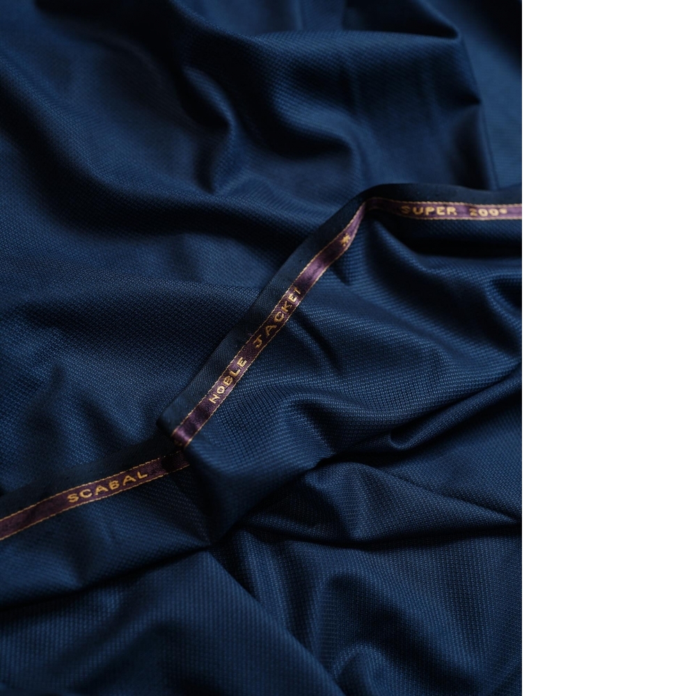 Scabal Noble 200s 皇家藍雙面鋪棉背心