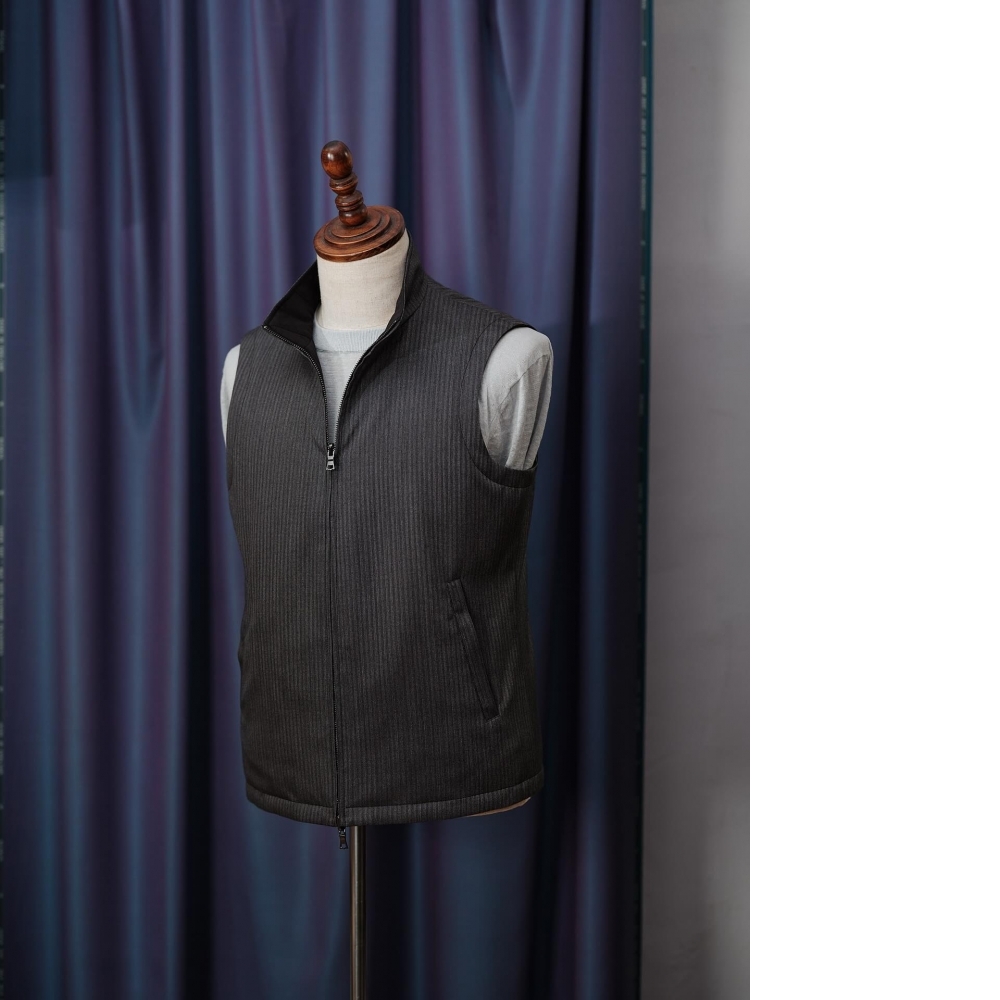 Scabal 鑽石粉雙面背心 奢華日常的完美邏輯