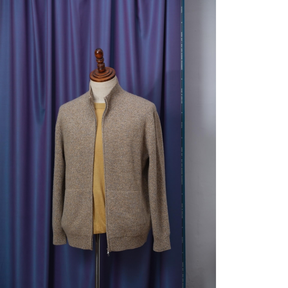 Loro Piana 羊絨毛織夾克 專櫃等級的頂級手感