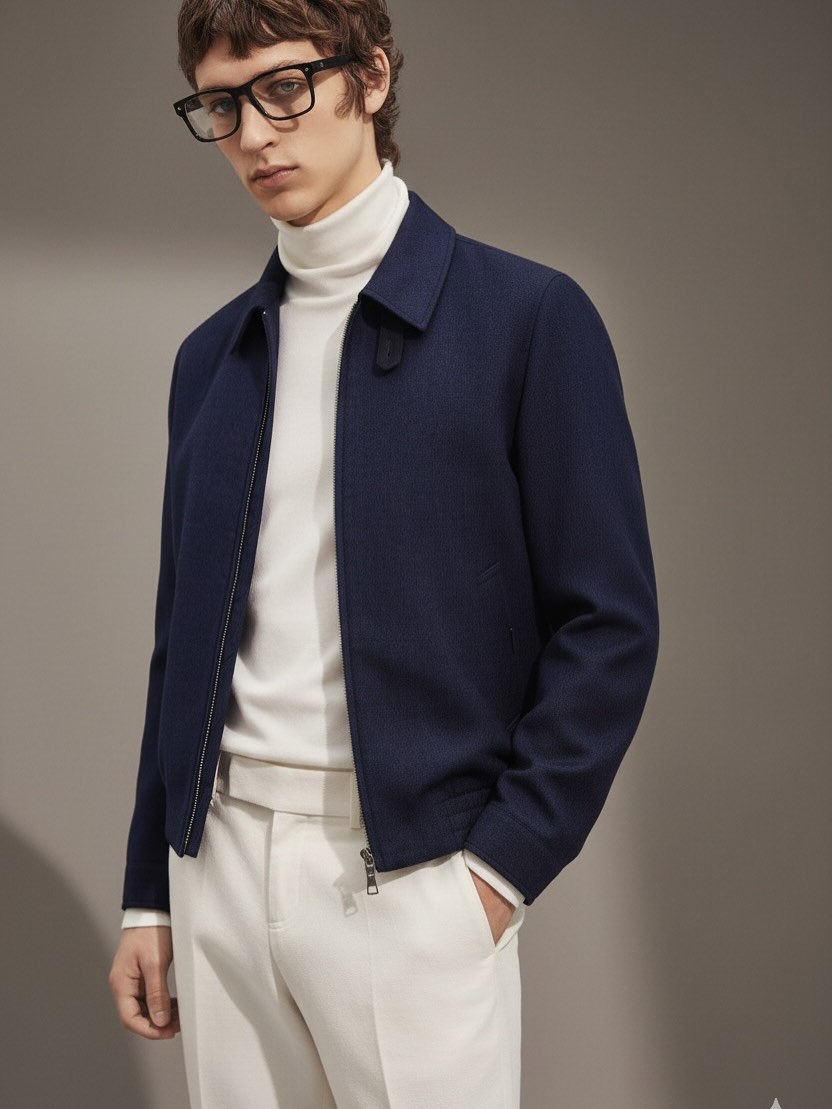 Scabal Vicuna 拉鏈夾克 極致奢華的日常