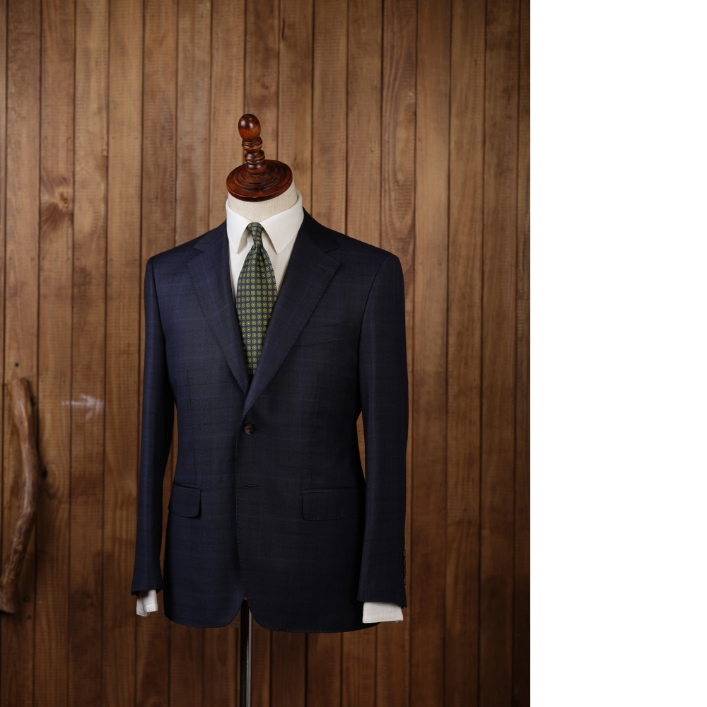 品味的終極二選一:Loro Piana AUSTRALIS 深藍格紋 vs. 淺灰格紋