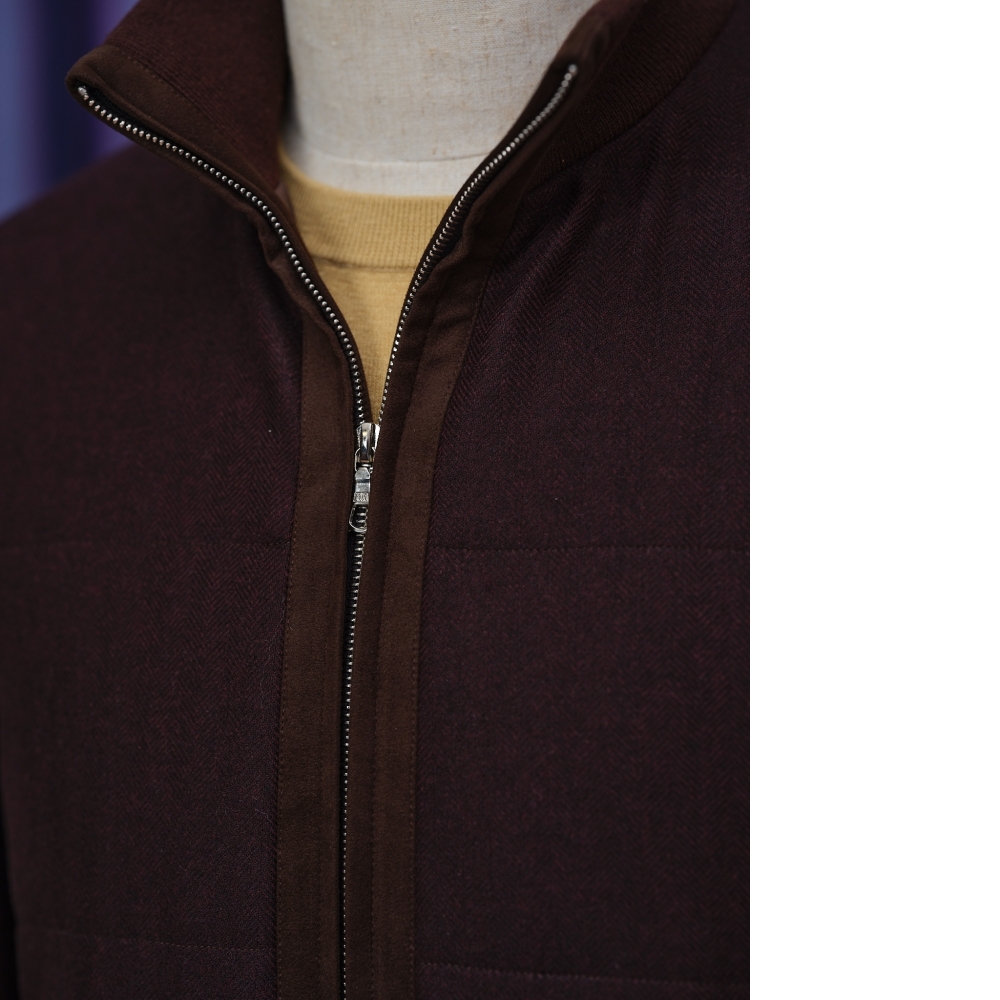 Scabal 100% Vicuna 駱馬毛拼接夾克 台北頂級訂製首選