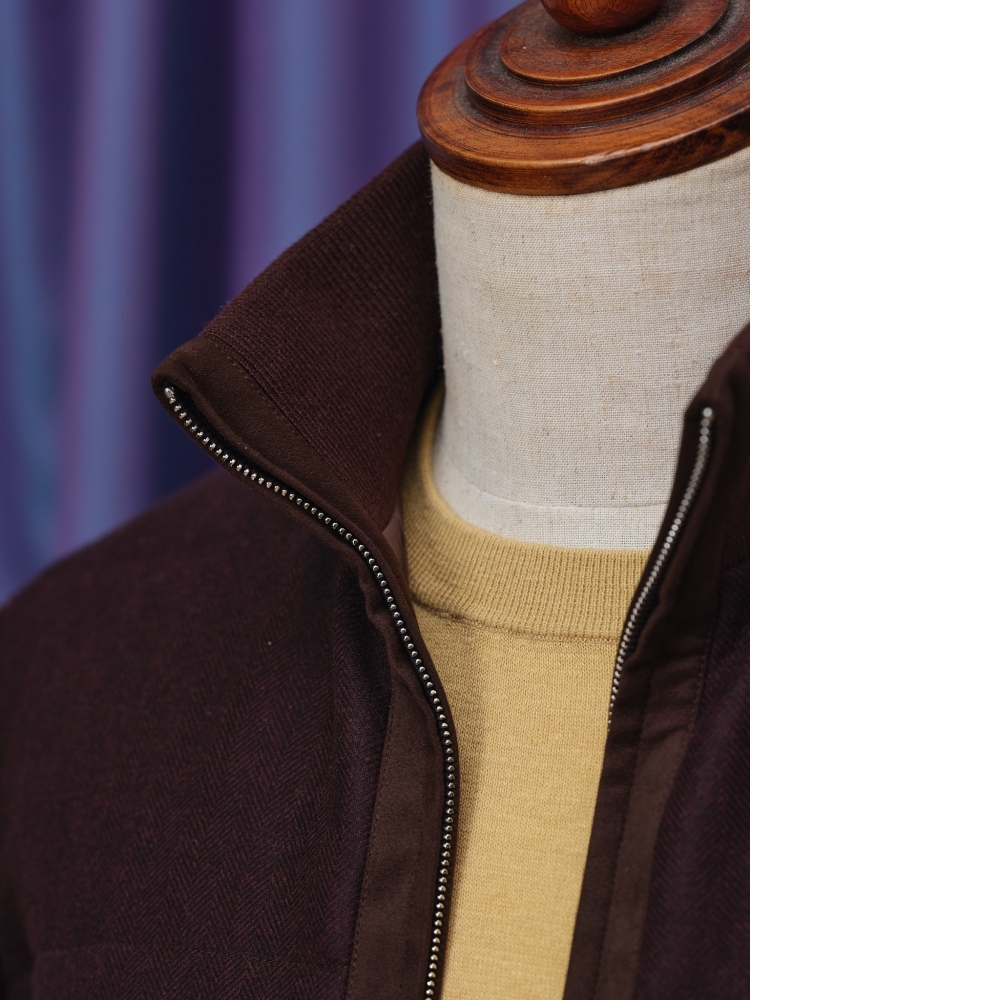 Scabal 100% Vicuna 駱馬毛拼接夾克 台北頂級訂製首選