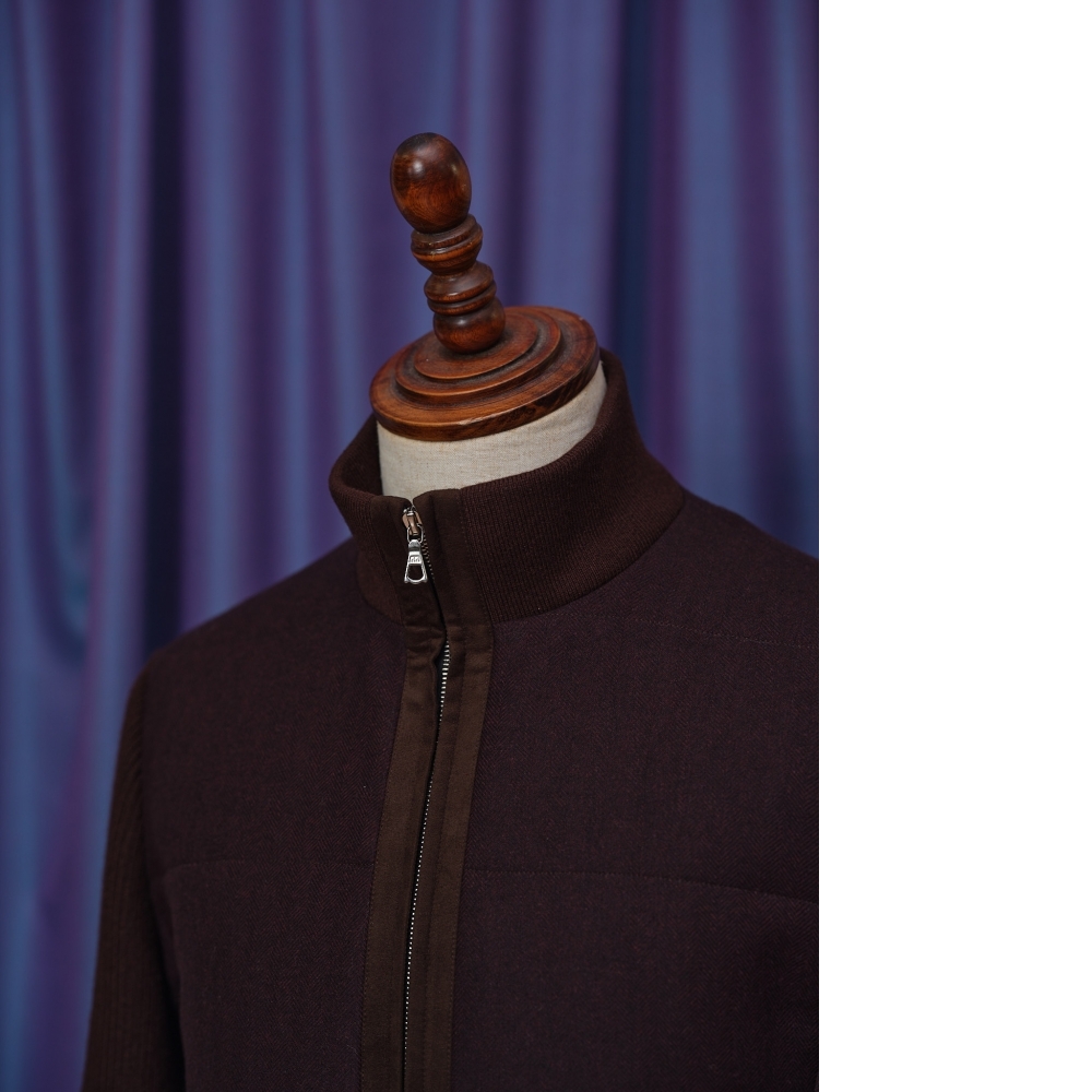 Scabal 100% Vicuna 駱馬毛拼接夾克 台北頂級訂製首選
