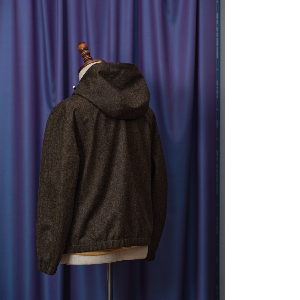 義大利頂級 Loro Piana Storm System 奢華機能連帽夾克