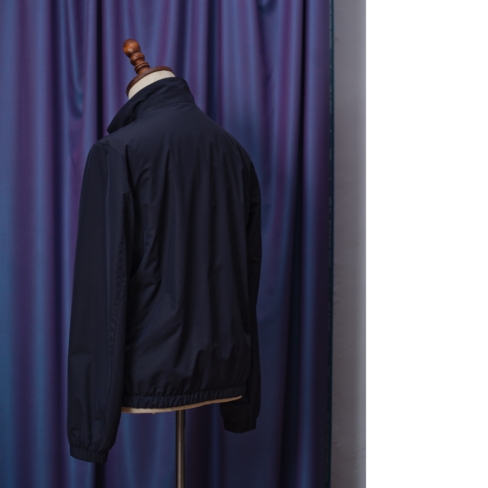 Zegna 奢華機能防水面料 x Loro Piana 純羊絨內裡 | 客製化立領夾克
