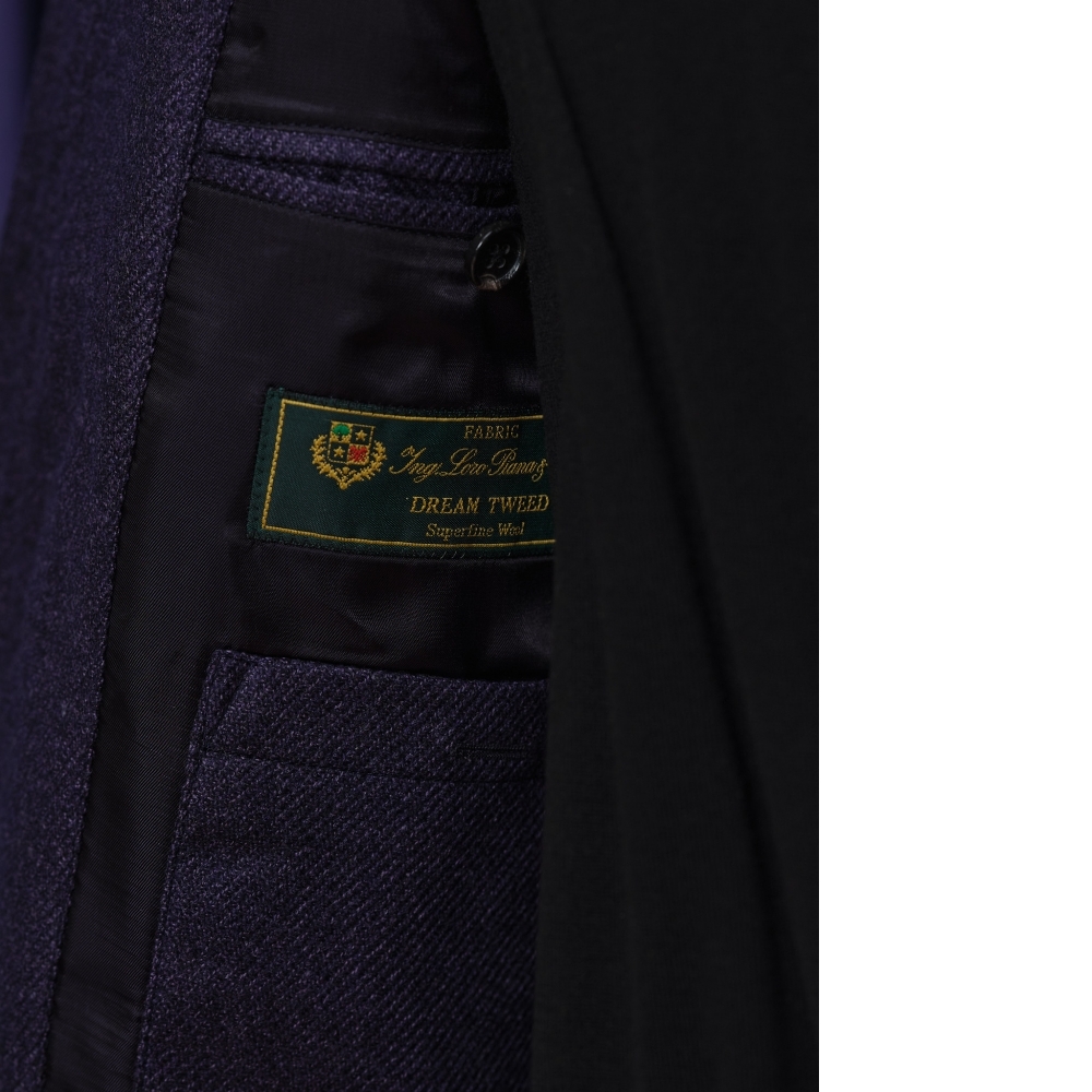 稀有色調 Loro Piana 紫色雪佛龍夾克 | 頂級客製化休閒男裝