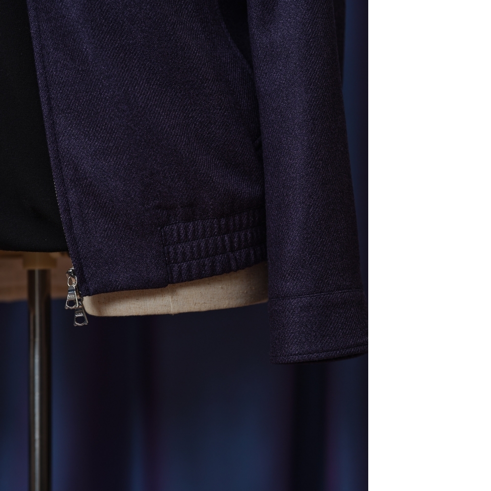 稀有色調 Loro Piana 紫色雪佛龍夾克 | 頂級客製化休閒男裝