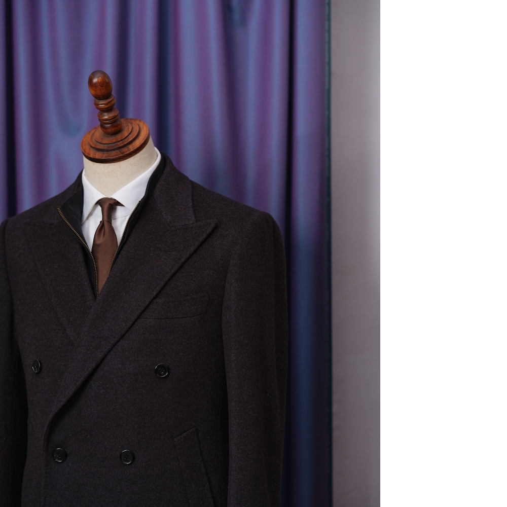 義大利 Zegna 羊絨混紡 | 經典柴斯特大衣 (Chesterfield Overcoat)