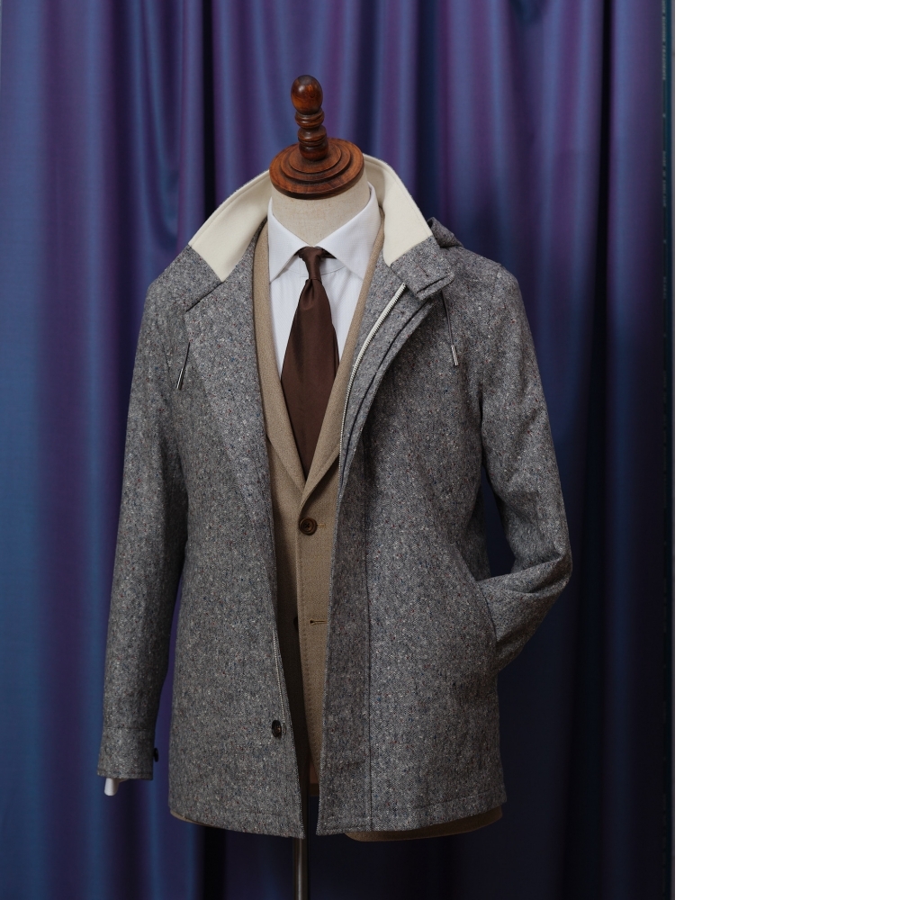 英國 Holland & Sherry 頂級花呢 | 客製化 Tweed 派克服大衣