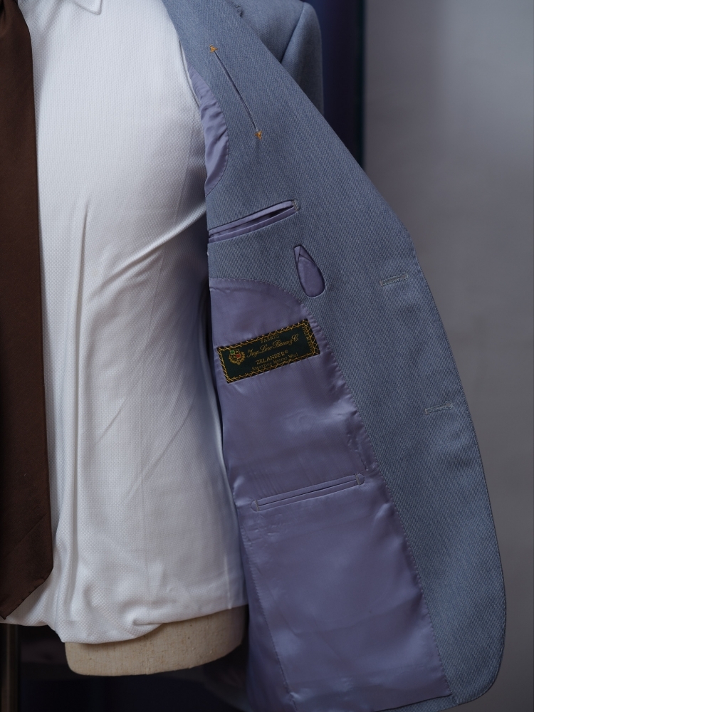 義大利 Loro Piana 羊毛丹寧西裝 | 頂級都會雅痞客製化男裝