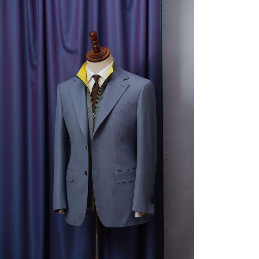 義大利 Loro Piana 羊毛丹寧西裝 | 頂級都會雅痞客製化男裝