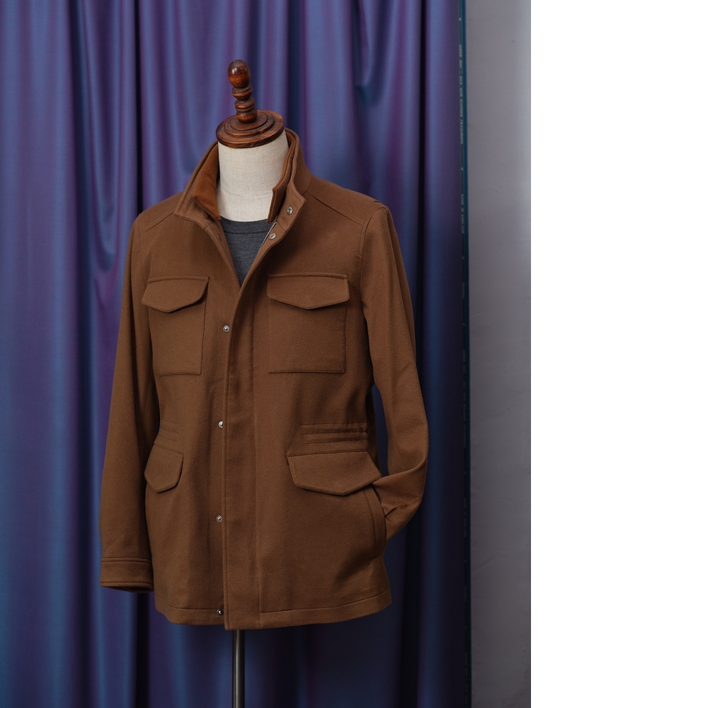 Loro Piana 覆膜羊絨 M65 獵裝夾克:將頂級奢華化為全天候防護定製