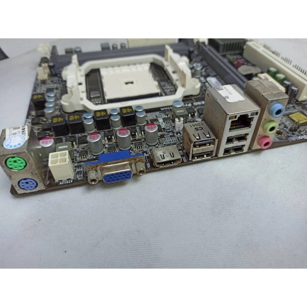 51@ECS精英A55F2-M3 FM2腳位 AMD 主機板 附檔板<阿旺電腦零組件>