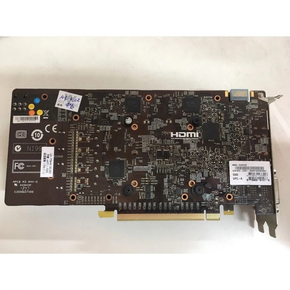 10@MSI微星 N660-2GD5/OC DDR5 2G顯示卡<二手良品>